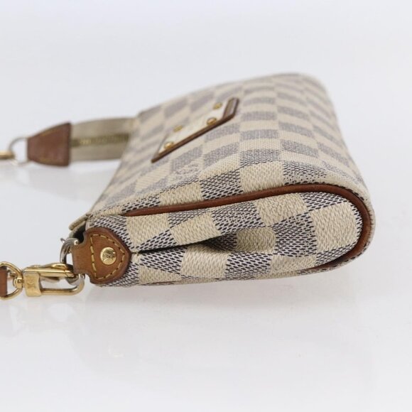 LOUIS VUITTON Damier Azur Eva Shoulder Bag 2way N55214 LV Auth 145918 - Picture 6 of 16